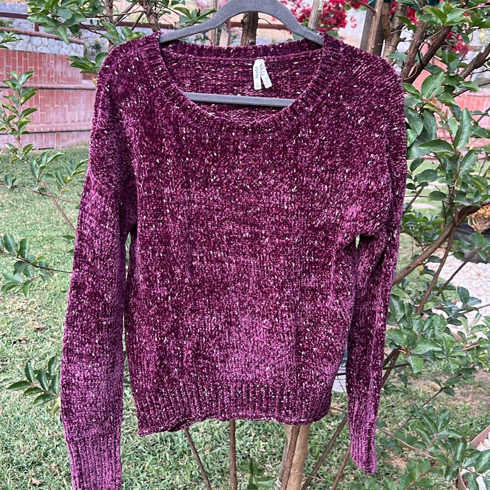 Purple sweater